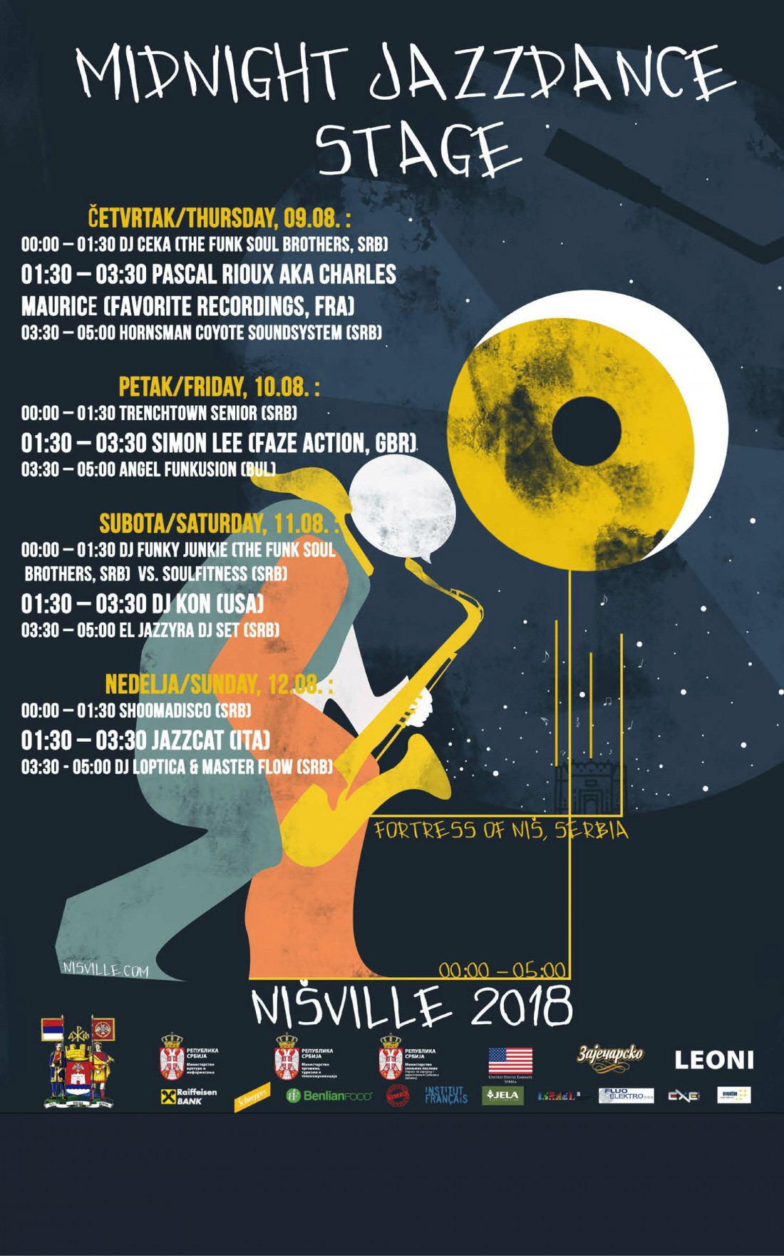 Midnight Jazz Dance Lineup - Nisville 2018